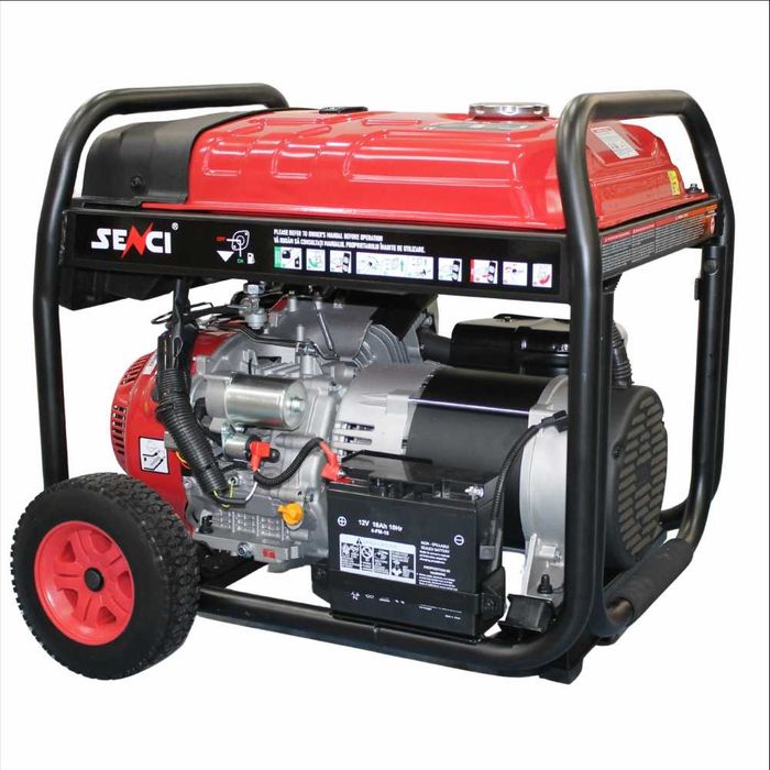 Generator de curent SENCI SC12000TEQ EVO P.max=9.5kW 230V/400V, roti si manere incluse, motor benzina, ATS inclus