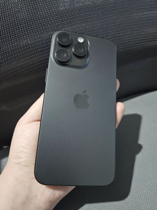Iphone 15 pro max titanium black в идеальном состоянии