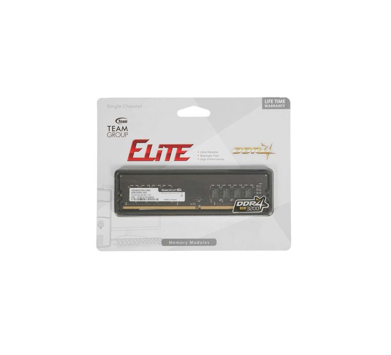- Оперативная память Teamgroup DDR4 8GB 3200MHz