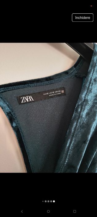 Rochie turcoaz Zara s