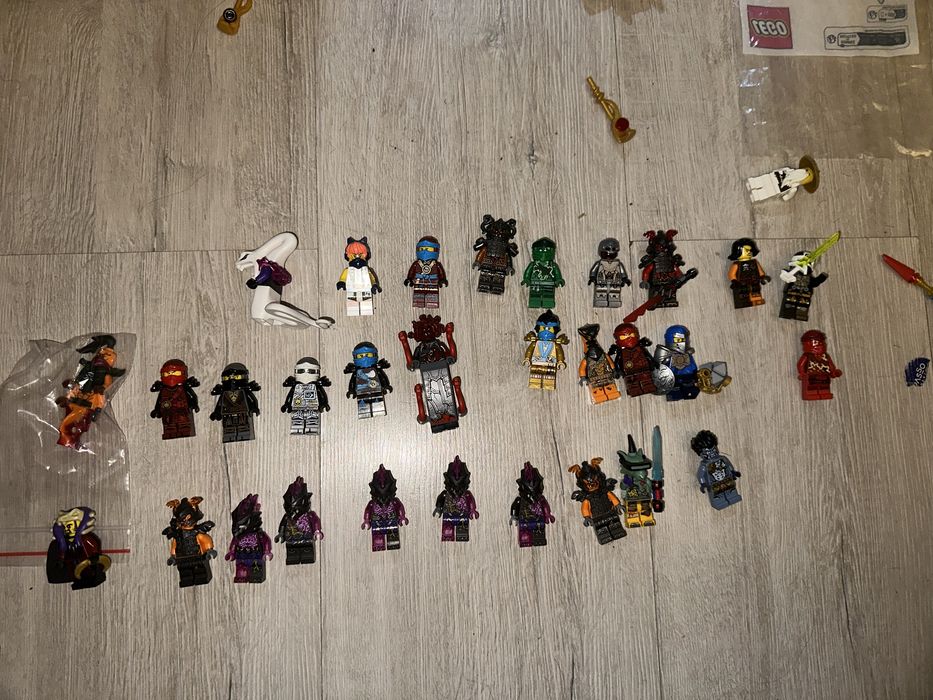 Лего минифигурки ниндзяго змеи