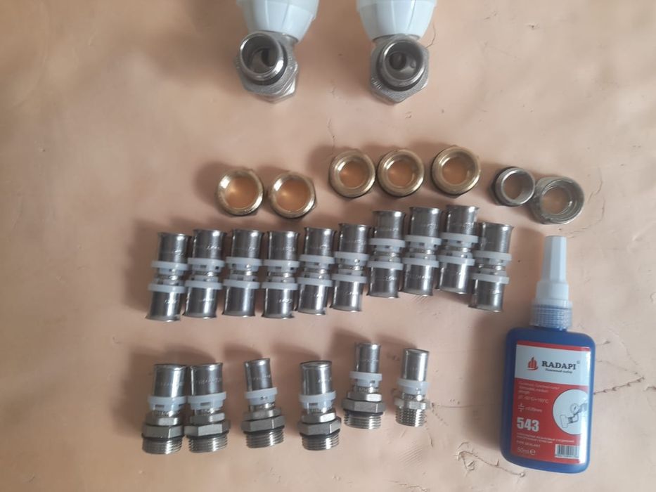 Одежда,Сухие смеси,Фитинги для Прес-Труб