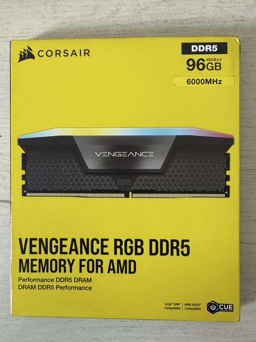Corsair Vengeance RGB 2x48GB 6000MHz cl36 Бесплатная доставка