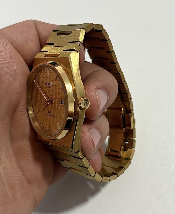 Tissot PRX Powermatic 80 Gold T137.407.33.021.00 Original!Factură Irisimo Full Set