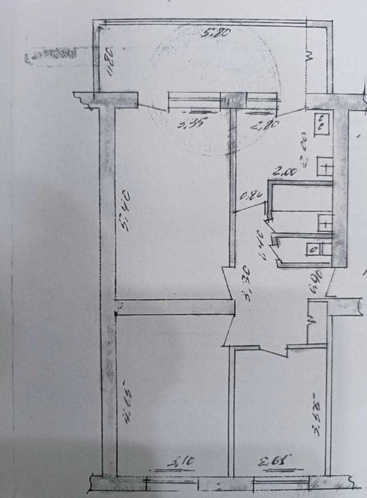 3-х комнатная квартира ул. Саида Барака ID: 6540