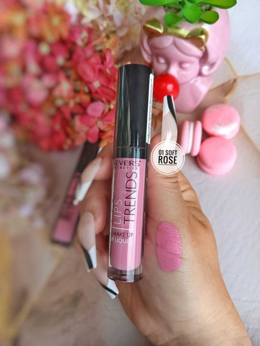 Rujul lichid New Lips Trends, Revers, Nr 01 Soft Rose