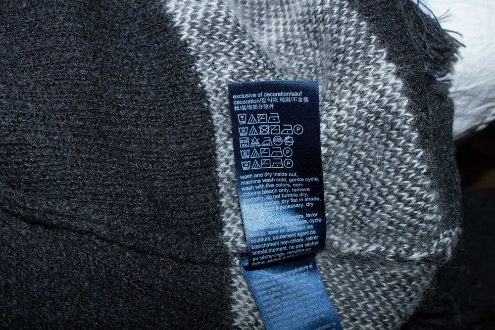 TOMMY HILFIGER дамска жилетка без закопчаване памук вълна с ресни