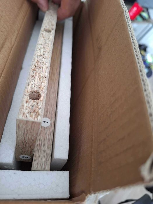 Метален крак за маса, бюро / Стойка за монитор vidaXL, дъб, с рафт