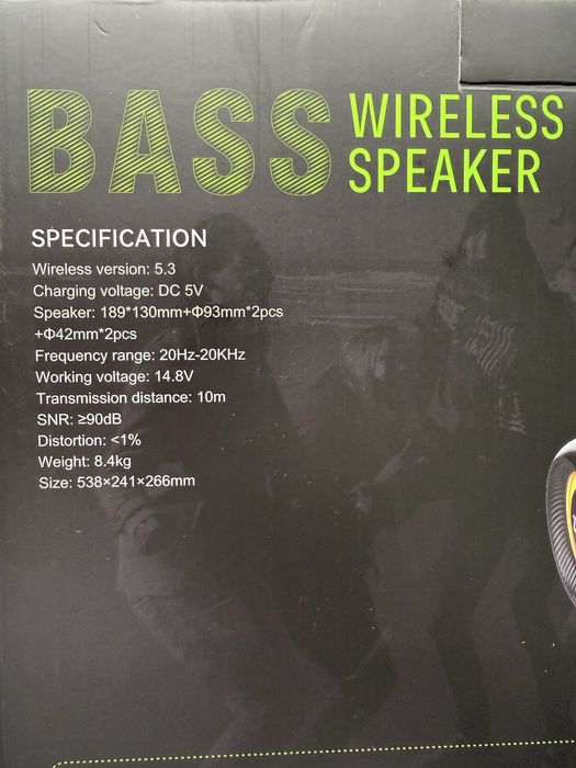 Boxa portabila Zealot S89 , noua, jBL Boombox 3/4