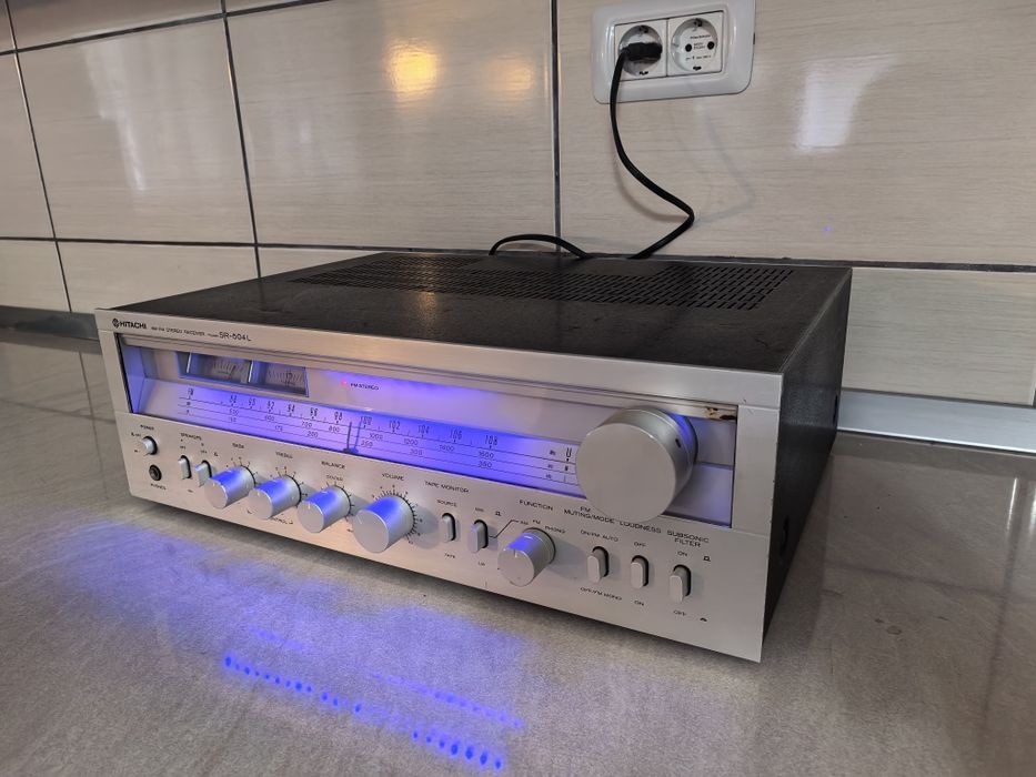 Amplificator Hitachi SR 504 L amplituner tuner made in Japan