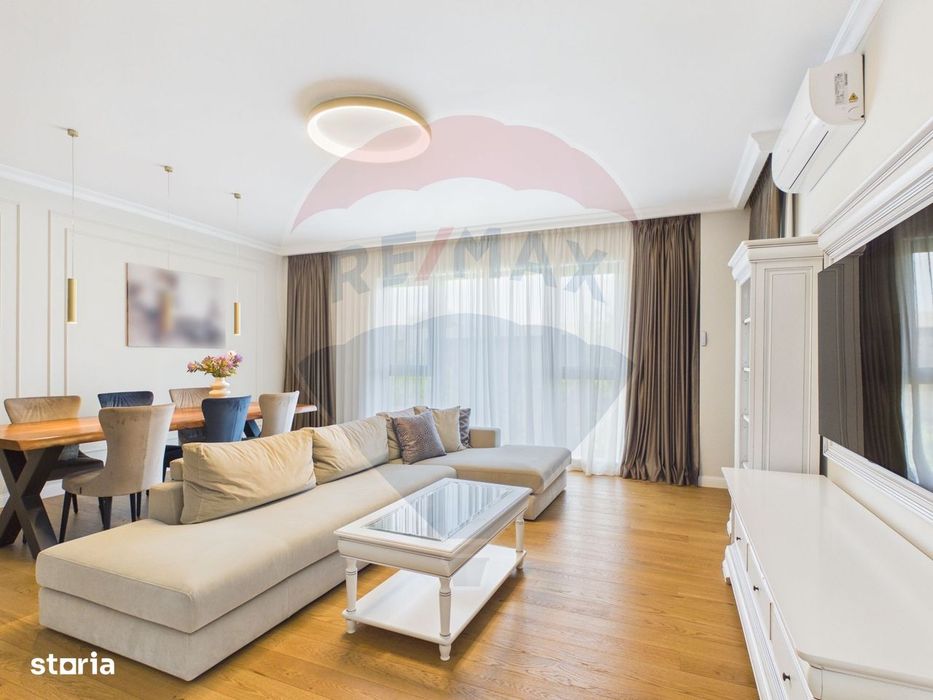 4 camere, Baneasa, Aerogarii, mobilat utilat lux, prima inchiriere