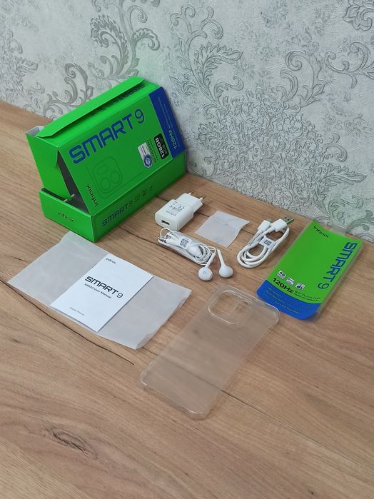 Infinix smart 9 , 128/8 , RAM 4+4 GB