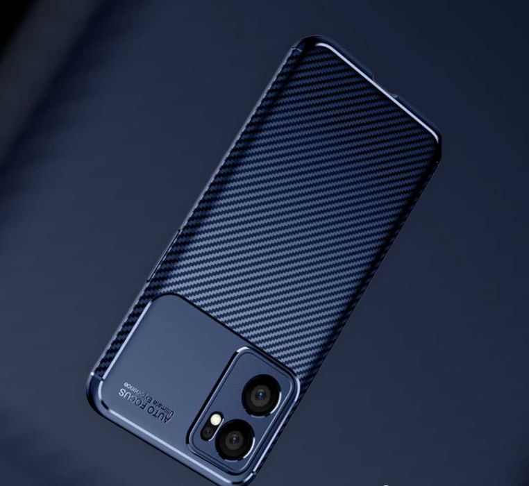 Husa Premium antisoc model Carbon pentru Oppo Reno7 5G