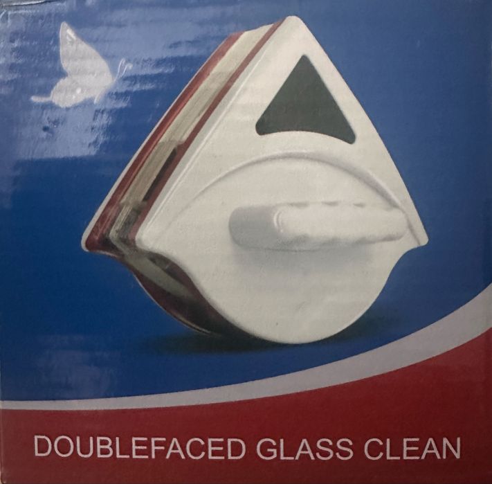 Двулицева магнитен уред за почистване на прозорци