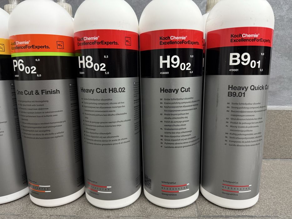 Polish Koch Chemie H8.02/ H9.02 / P6.02/ M3.02 / B9.01