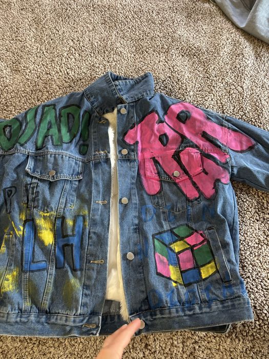 Дънково яке палто от две части