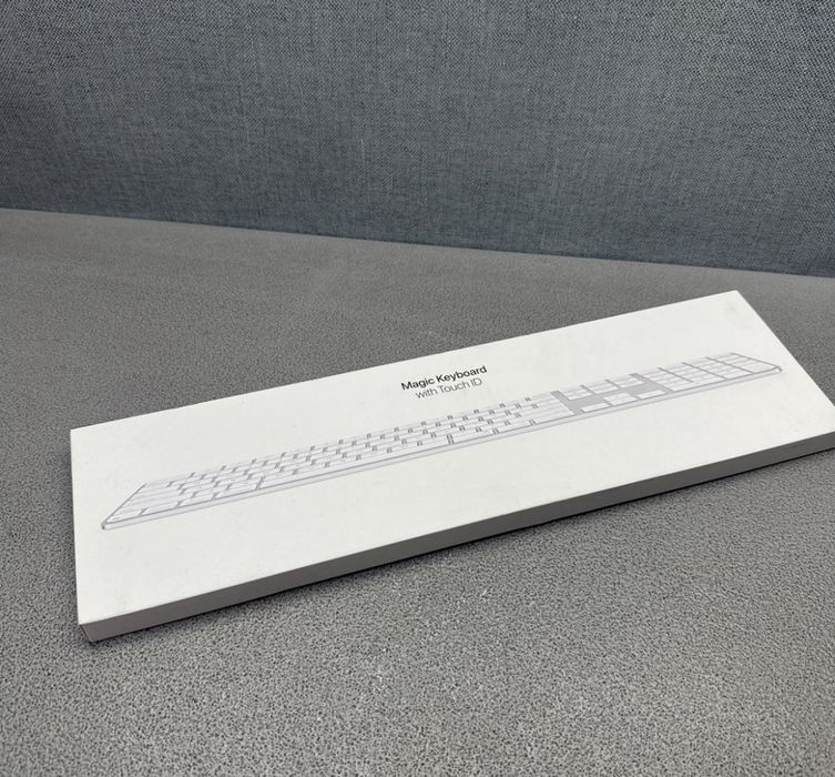 Apple Magic Keyboard Touch ID & Numeric Keypad White A3119, Sigilat
