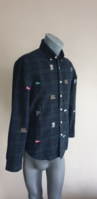 POLO Ralph Lauren Slim Fit Plaid Oxford Cotton  M ОРИГИНАЛ! Мъжка Риза