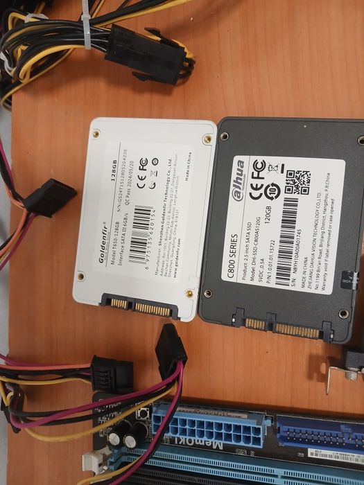 Комплектующие для ПК (SSD, ОЗУ 8GB х3, БП, материнка + 15, видеокарты)