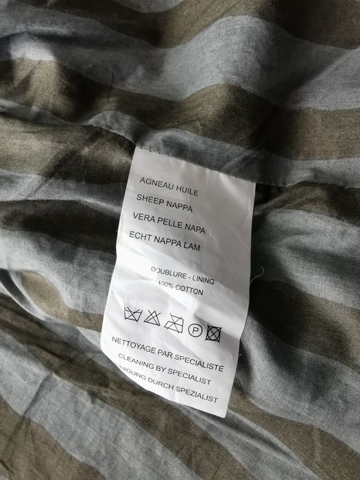 Кожено яке Isaco & Kawa - естествена кожа - L