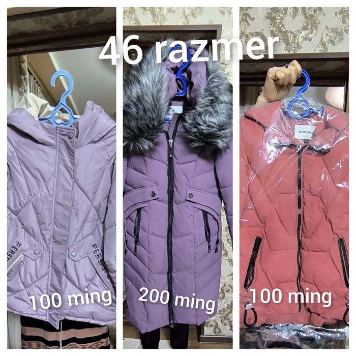 Kiyim 1-2marta kiyilgan deyarli yangi