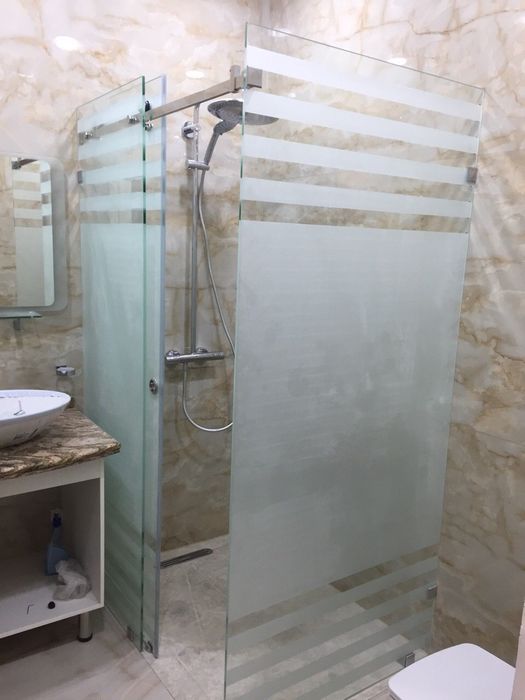 Стеклянный душевый кабины,  душ кабиналар