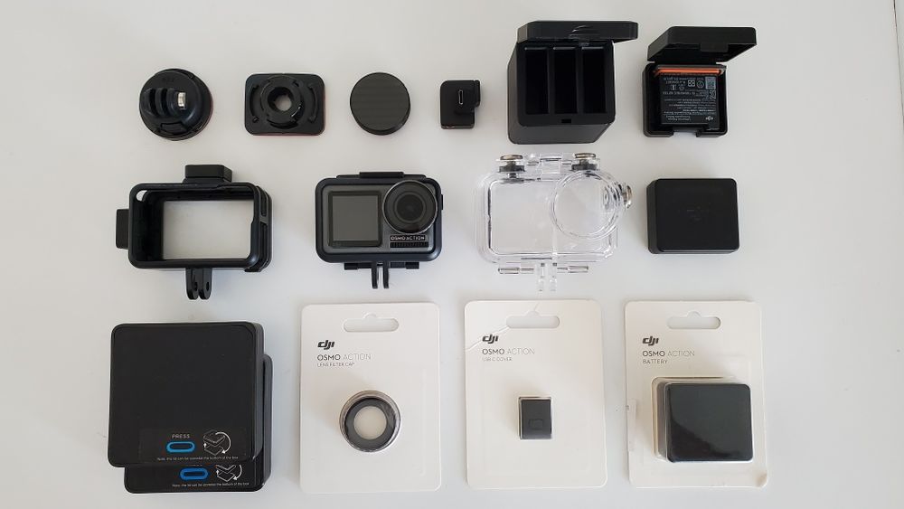 DJI Osmo Action камера + аксесоари + филтри
