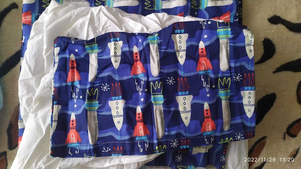 Детское постельное белье в манеж