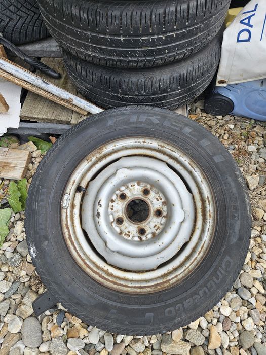 Vand 3 jante R14 de remorca platforma rulota 5x112