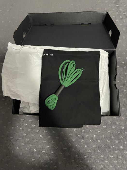 Amiri skeleton green noi