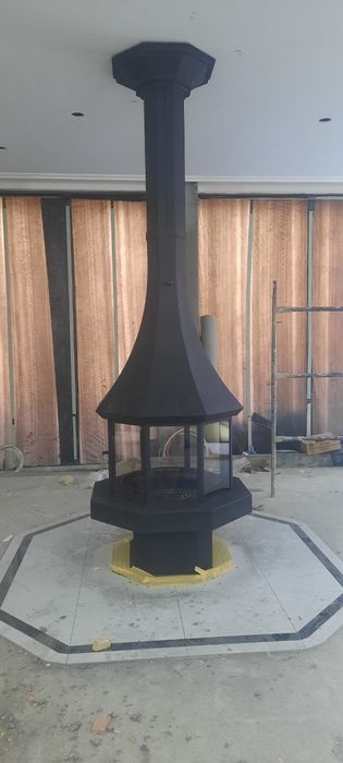 Камин островной "PRO-960",каминная топка,печь,отопление,обогрев