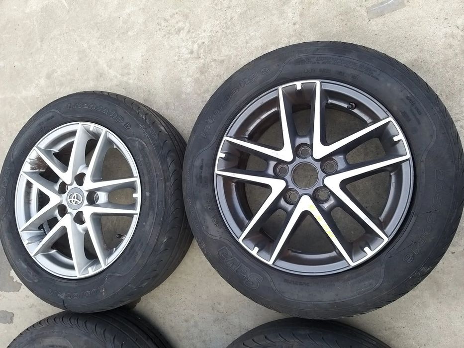 Set jante aliaj r16 cu anvelope 205/60r16 toyota verso 2014 42611yy500