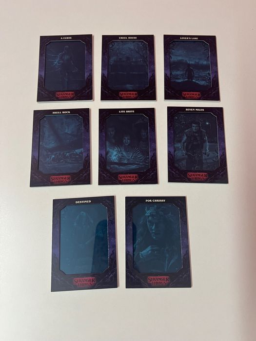 Stranger things Topps card collection