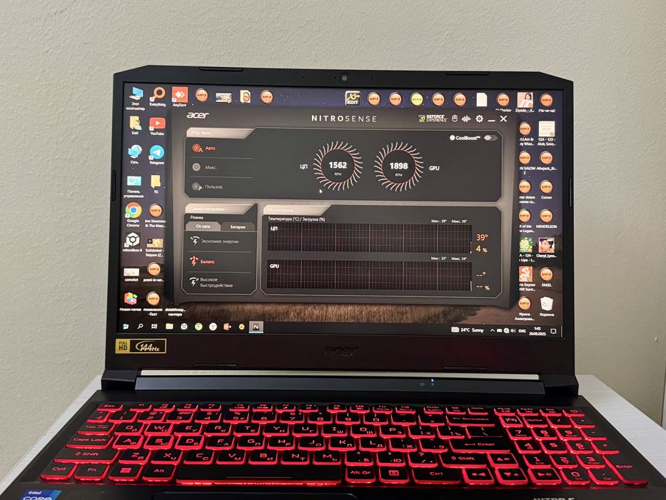 Acer Nitro 5/ i7 / RTX 3050Ti / 16GB / SSD M.2 1.5TB