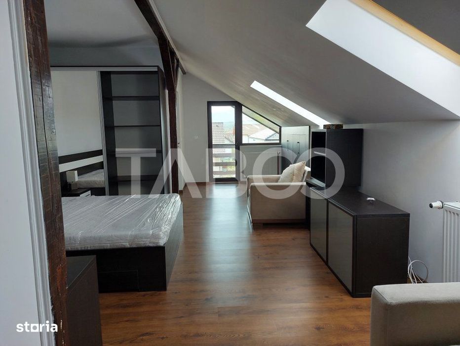 Casa de inchiriat cu 5 camere si 780 mp gradina langa padure in Sibiu