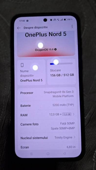 OnePlus Nord 5 impecabil.
