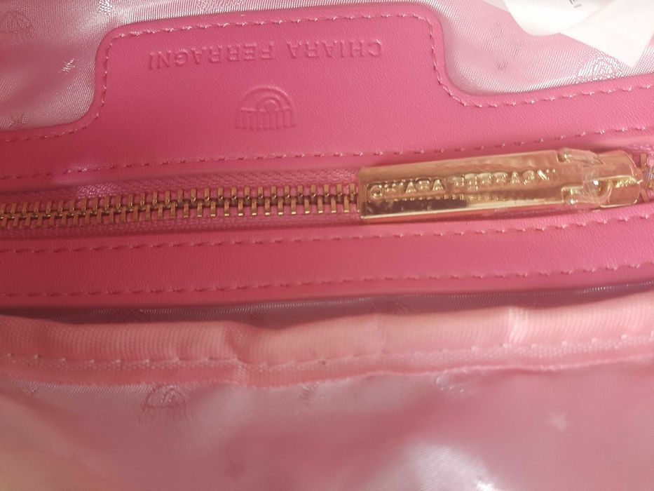 Chiara Ferragni Canvas Funky Bag - Оригинална дамска чанта за кръст и рамо