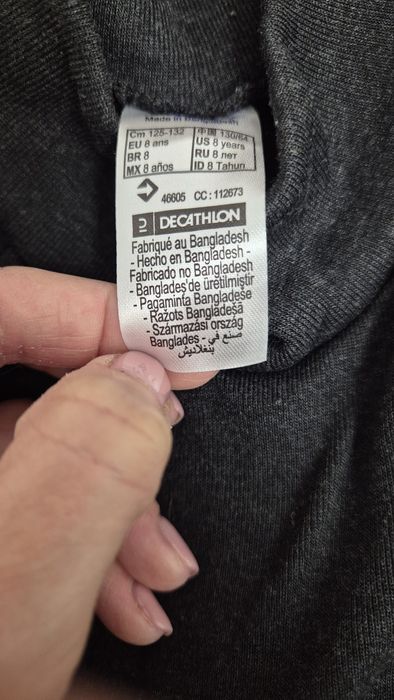 Bluză schi pentru băieți 8 ani