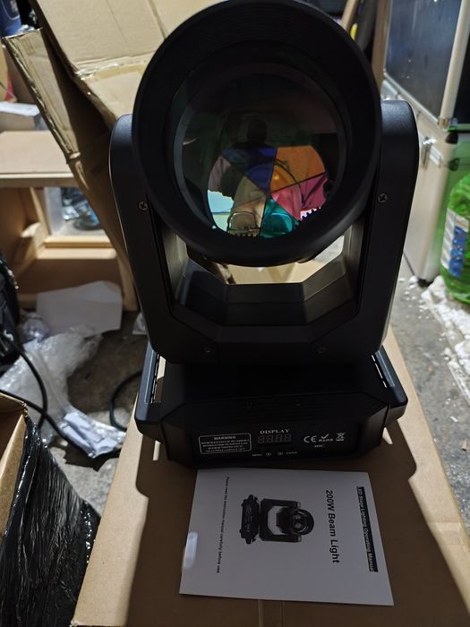 Moving head Beam mini 7 R 200 w Led Consum 280 W