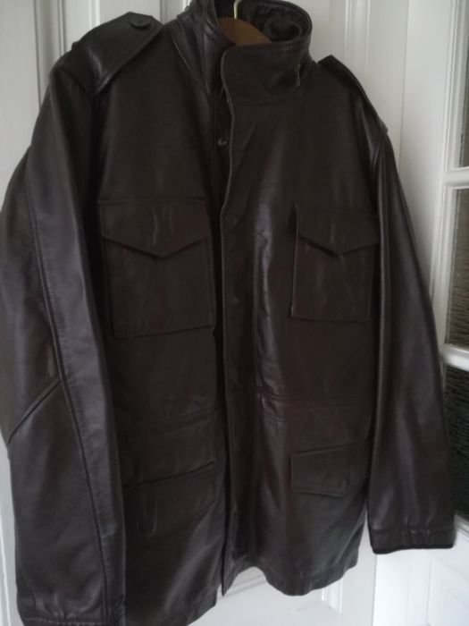 Geaca piele bărbați Ink L