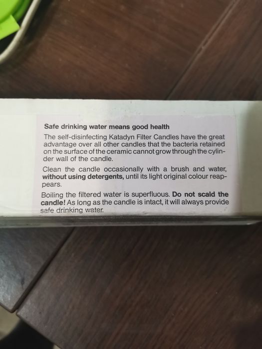 Filtru ceramic pentru apa Katadyn