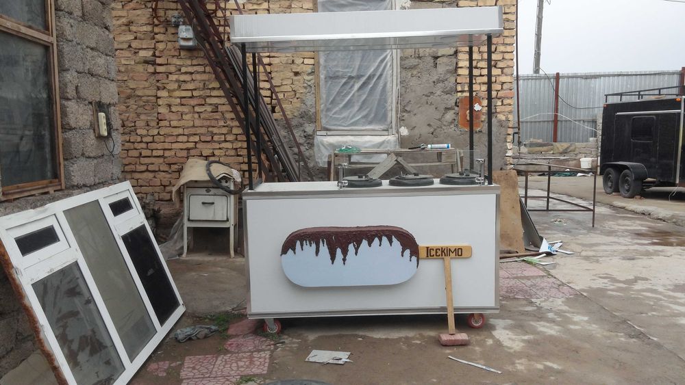 Тележки для мороженного, ваты, попкорна и фасфуда. Новогодняя акция