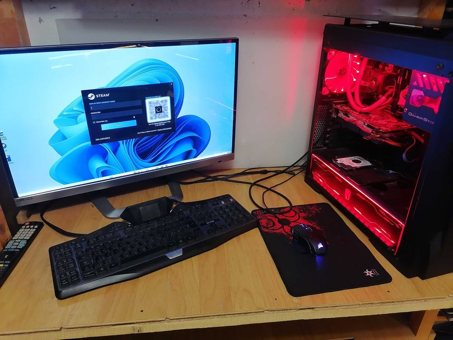 unitate gaming i5 8500 , 16 gb ddr4 , RX580 8gb . ssd + hdd