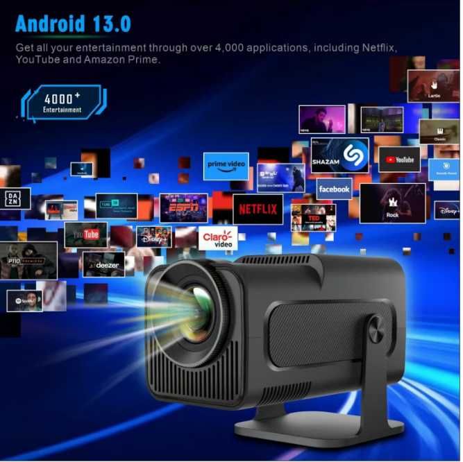 Proiector LED HY320 - Android TV