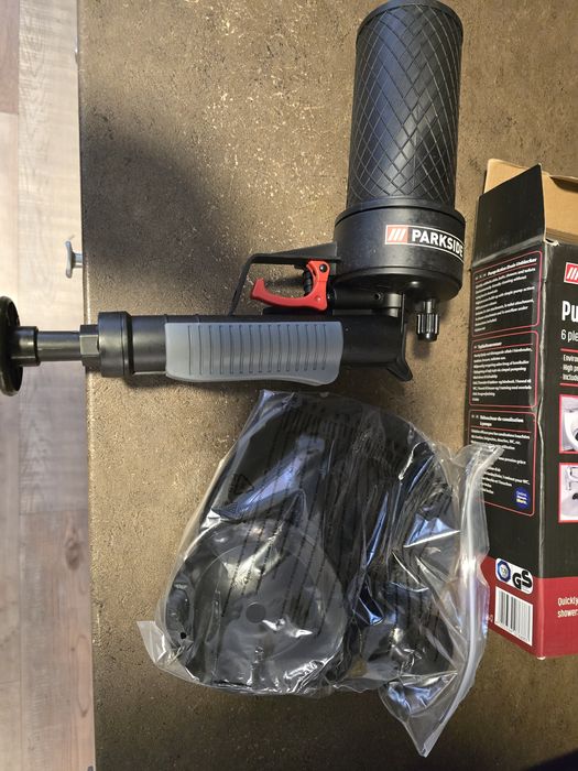 Pistol pentru curatarea tevilor cu aer comprimat