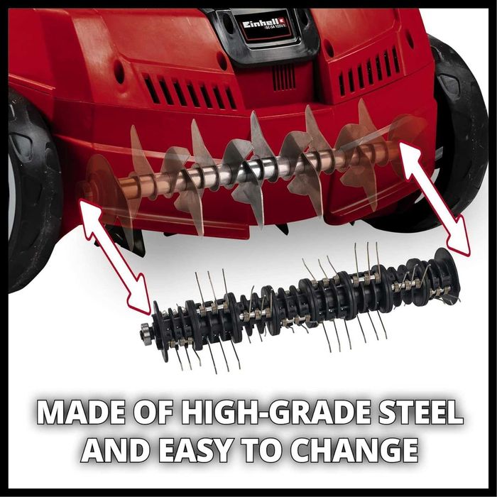 Scarificator Einhell 1200W, sac de prindere 28L,