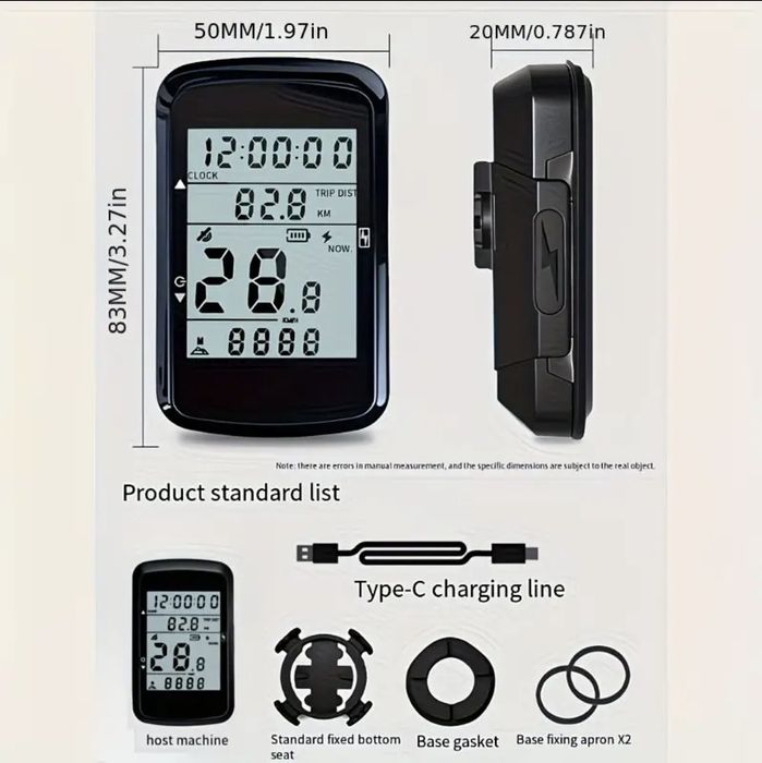 Ciclocomputer GPS computer bicicleta altimetru  vitezometru