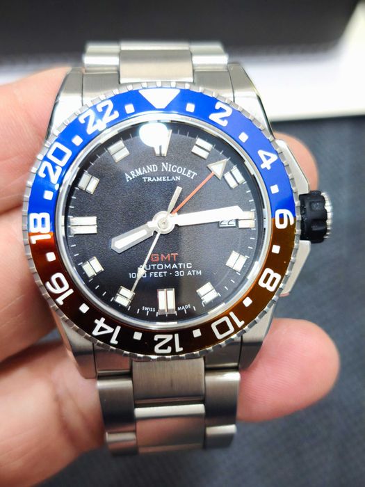 Часовник Armand Nicolet Js9 Gmt