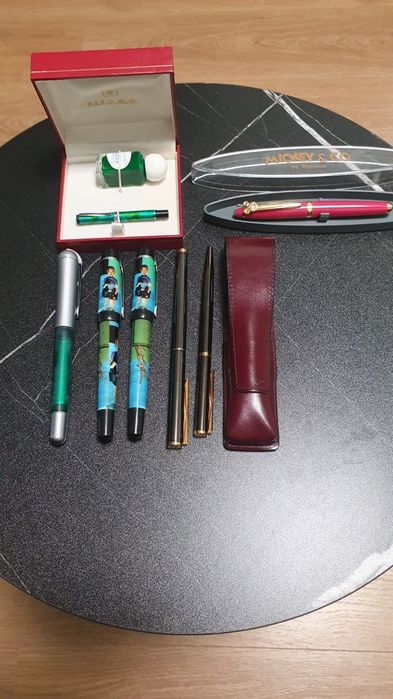 Set 6 stilouri Waterman, Aurora, F.i.l.c.a.o