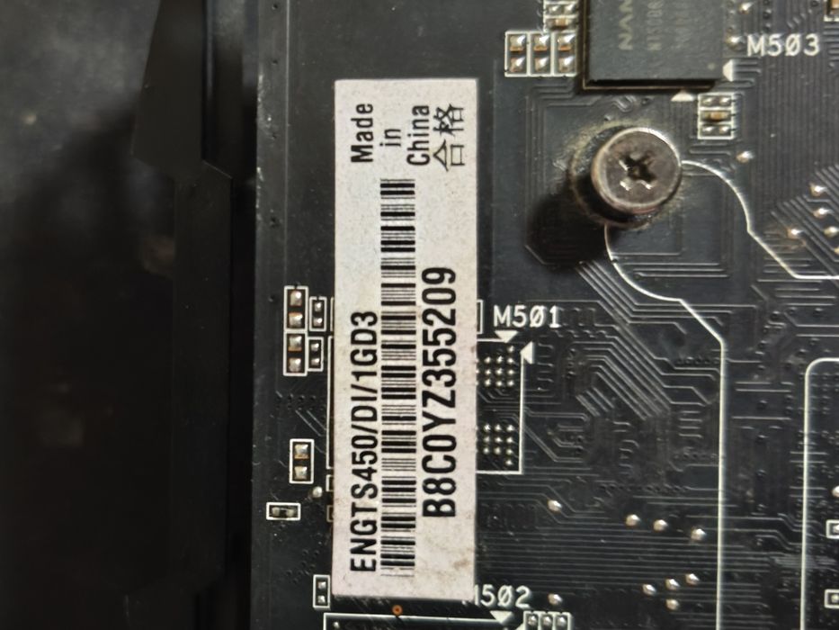 Видеокарта asus gts450